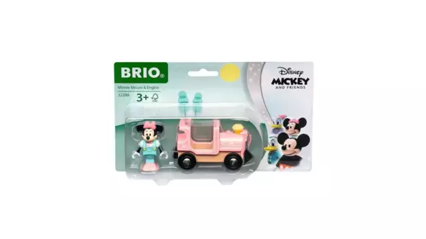 Brio World Локомотив Минни Маус аксессуары для деревянного поезда Brio рекомендуется для детей от 3 лет и старше