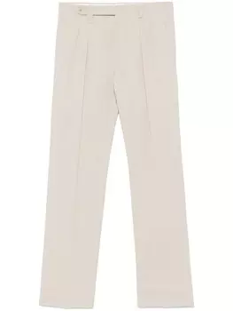 Brioni брюки Elba, нейтральный цвет