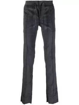 Brioni брюки с кулиской, серый