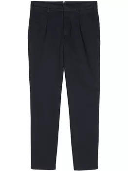 Brioni брюки со складками, синий