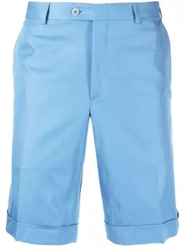 Brioni брюки строгого кроя, синий