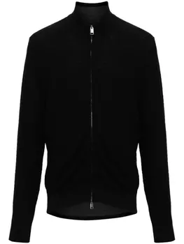 Brioni джемпер на молнии, черный