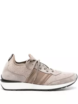 Brioni кроссовки-носки, коричневый