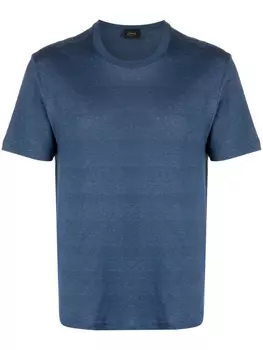 Brioni льняная футболка, синий