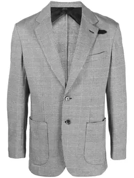 Brioni однобортный пиджак, черный