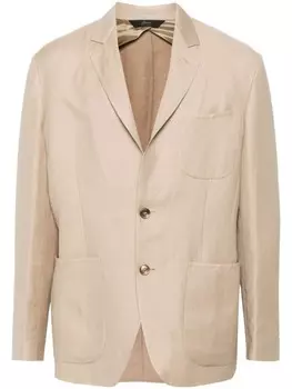 Brioni однобортный пиджак, серый