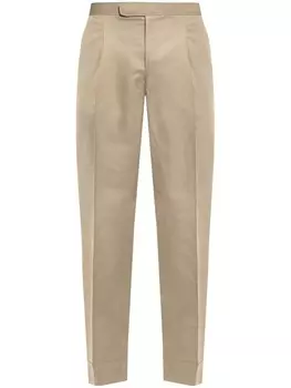 Brioni плиссированные брюки, нейтральный цвет