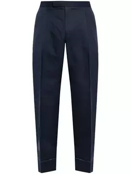 Brioni плиссированные брюки, синий