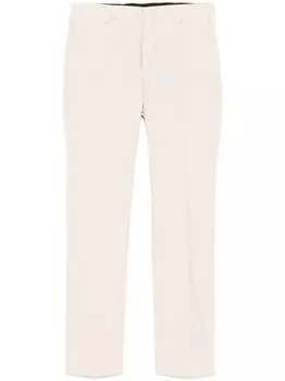 Brioni прямые брюки строгого кроя, белый