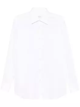 Brioni рубашка на пуговицах, белый
