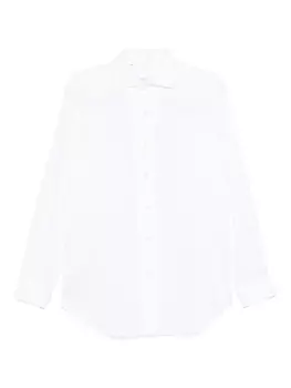 Brioni рубашка на пуговицах, белый
