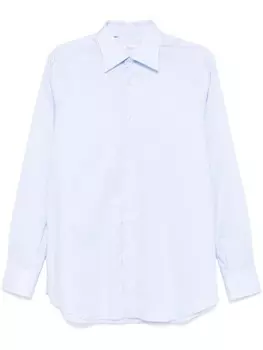 Brioni рубашка на пуговицах, синий