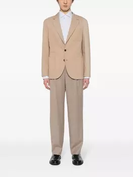 Brioni рубашка в полоску, синий