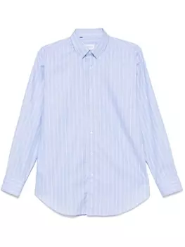 Brioni рубашка в полоску, синий
