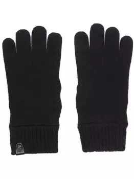 Brioni шерстяные перчатки, черный
