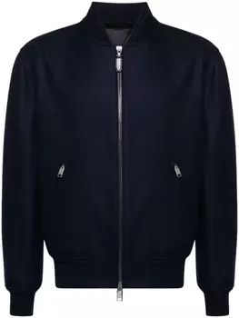 Brioni твиловый бомбер, синий