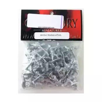 Британская морская пехота с командованием, War of 1812 (25mm)