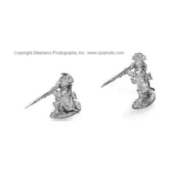 Британская огневая линия с командованием, French & Indian Wars (25mm)