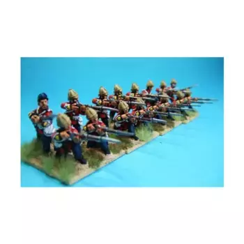 Британская пехотная огневая часть, Zulu War 1897 - British (28mm)