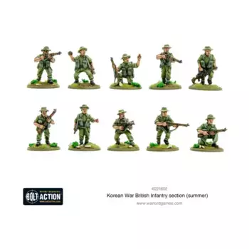 Британская пехотная секция (лето), Bolt Action - Korean War (28mm)
