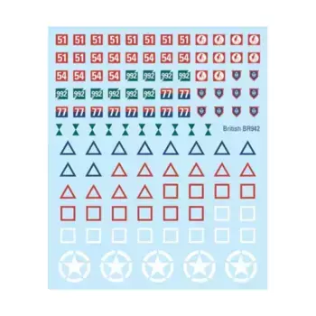 Британские декали (BR942), Flames of War - WWII - British - Box Sets & Miscellaneous