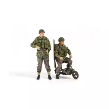 Британские десантники с маленькими мотоциклами, Military Models - 1/35 Scale