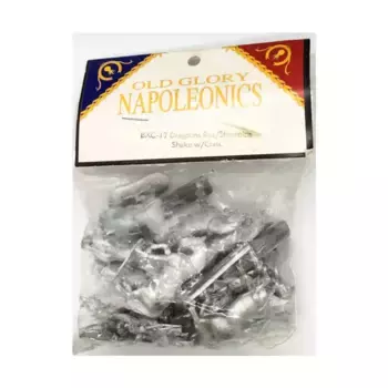 Британские драгуны в резерве дымоход Шако с командованием, Napoleonic - British (25mm)