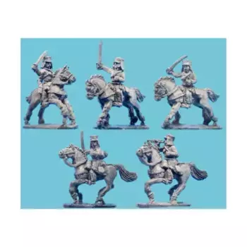 Британские гусары с командованием, Colonial Wars - Indian Mutiny - British (15mm) (Blue Moon)