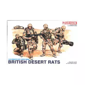 Британские пустынные крысы, Dragon Models - World's Elite Force Series (1:35)