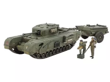 Британский Черчилль Крокодил 1:35 Tamiya 35100
