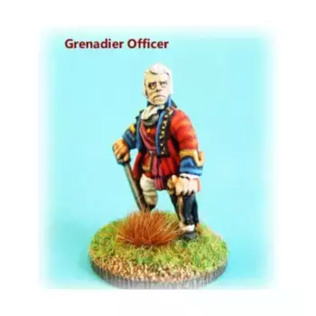 Британский гренадерский офицер, French & Indian War 1754-1763 (28mm)