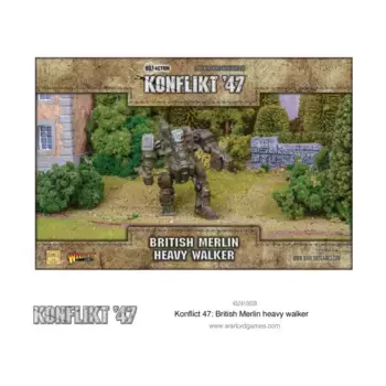 Британский Мерлин Тяжелый Уокер, Konflikt '47 - British Army (28mm) (Warlord Games)