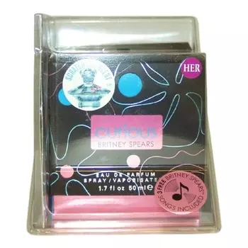 Britney Spears Curious Women's Eau de Parfum Spray с Бритни Спирс, 3 песни, компакт-диск, 1,7 унции