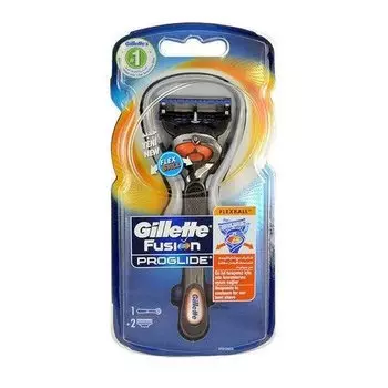 Бритва + картридж 2 шт. Gillette, Fusion Proglide