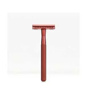 Бритва многоразовая с лезвиями, красная, Bambaw