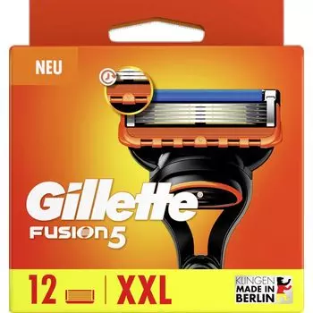 Бритвенные лезвия Fusion5 Gillette, 12 шт.