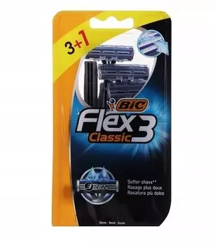 Бритвы, 3+1 лезвия BIC Flex3 Classic