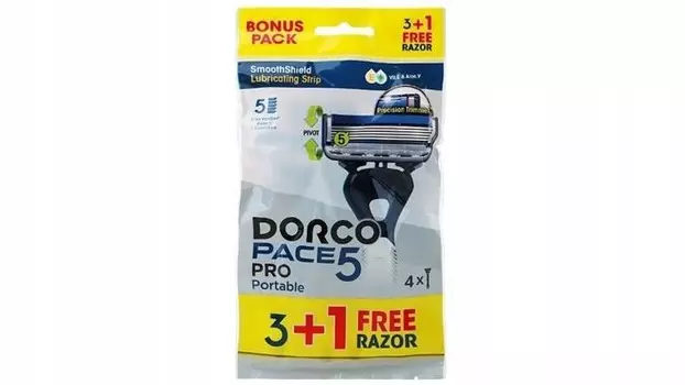 Бритвы DORCO Men Pace5 Pro 3+1 шт