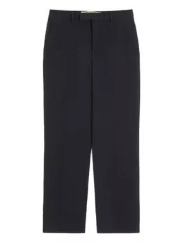БРЮКИ ИЗ ШЕРСТЯНОГО ГАБАРДИНА Valentino Garavani, синий