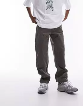 БРЮКИ Topman Premium Heavy Canvas (Коричневые)