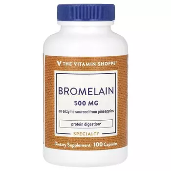 Бромелайн The Vitamin Shoppe 500 мг, 100 капсул