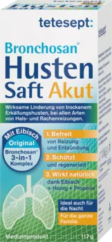 Бронхосан Сок от кашля острый 117 г tetesept
