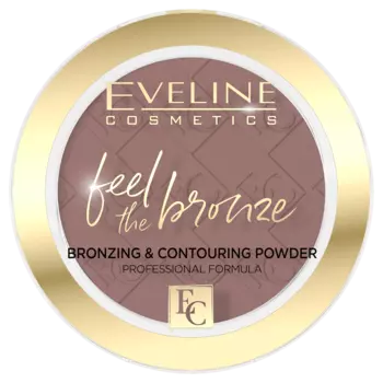 Бронзатор для лица 02 шоколадный торт Eveline Cosmetics Feel The Bronze, 5 гр