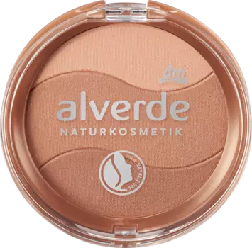 Бронзер alverde NATURKOSMETIK Bronzing Puder Trio, 9 g