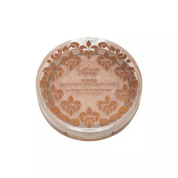 Бронзер для лица для темной кожи, 9 г Glam Shop, цвет ciemna cera