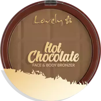 Бронзер для лица Hot Chocolate Bronceador Lovely Makeup, 1 unidad