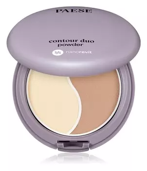 Бронзер и контурирующая пудра Paese Nanorevit