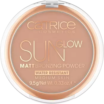 Бронзирующий Puder Sun Glow Matt 030 Medium Bronze 9,5г Catrice