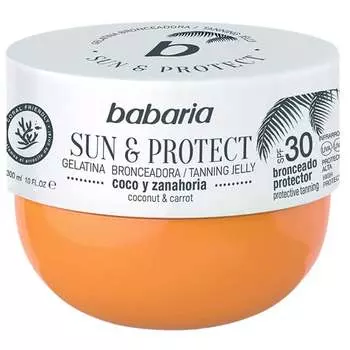 Бронзирующий желе, 300 мл Babaria, Sun & Protect SPF30