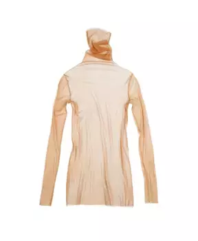 Бронзовый шелковый топ тюльпан Cortana, оранжевый